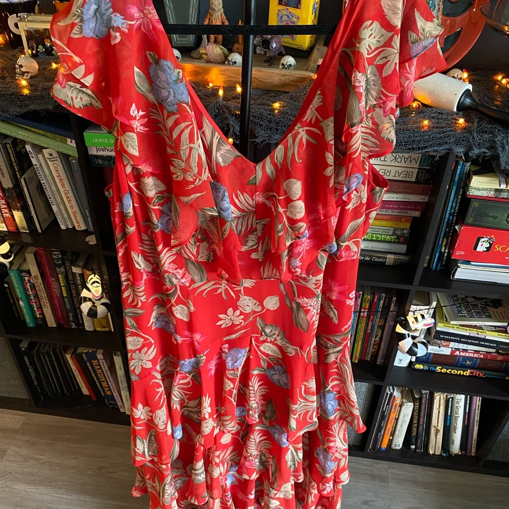WAYF Ruffle Maxi Dress, 3X
